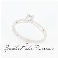 Anello Zorzan Gioielli Donna in Oro bianco Diamante 0.18 Ct ANPZ2518 - ANPZ2518